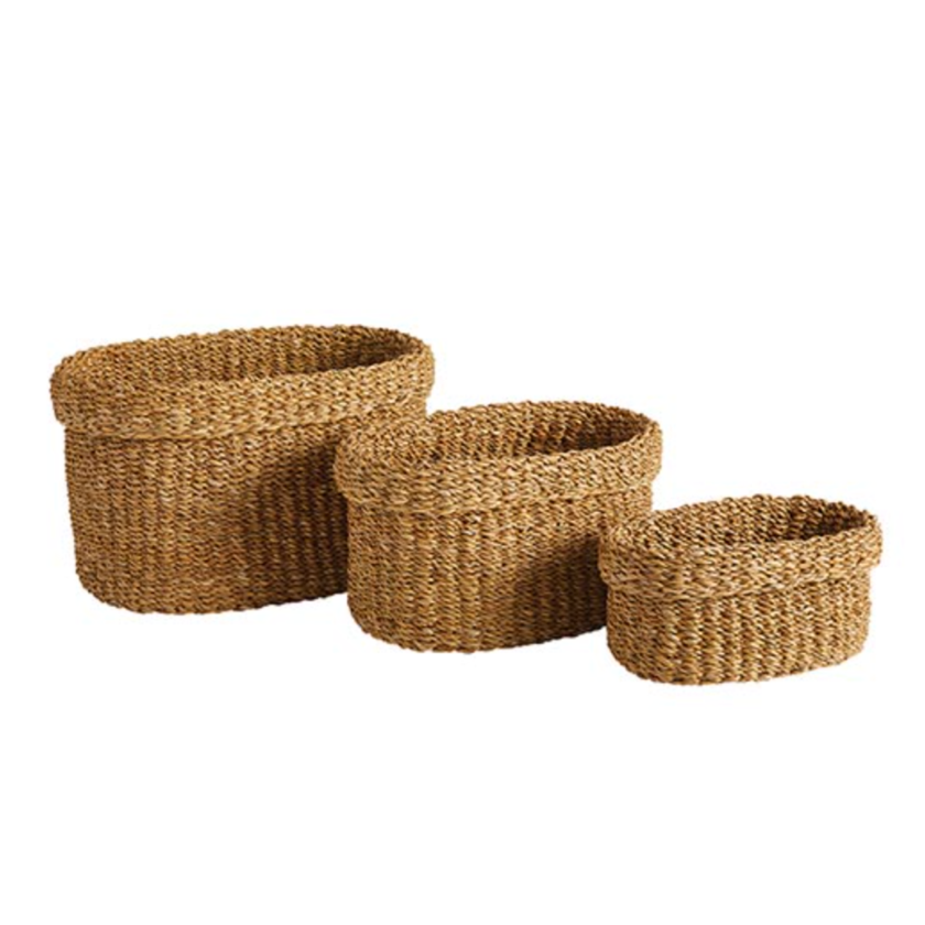 Seagrass Round Baskets | Faithworks