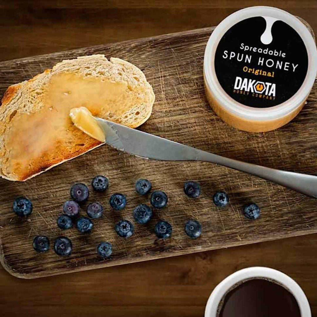 High quality spreadable spun honey from Dakota Honey Company