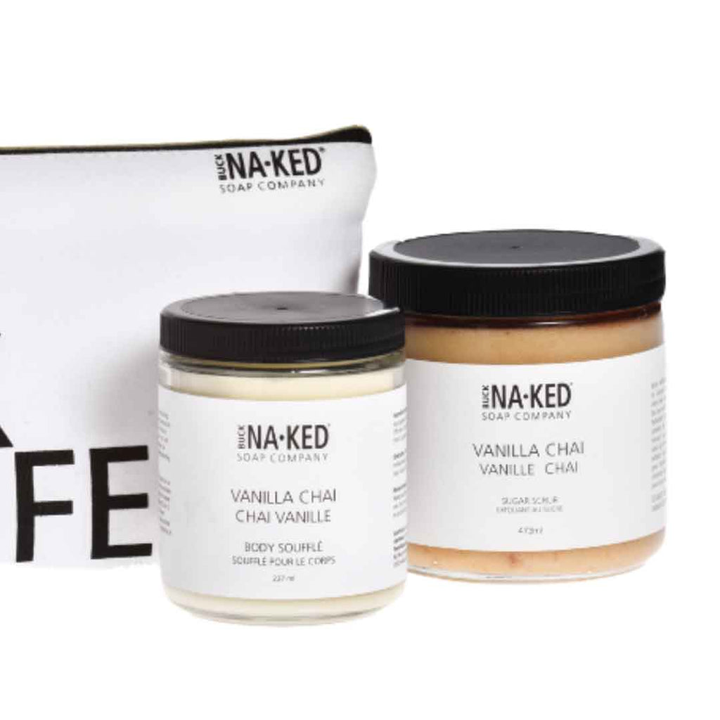 Vegan skincare products from Buck Naked at The Shops SD