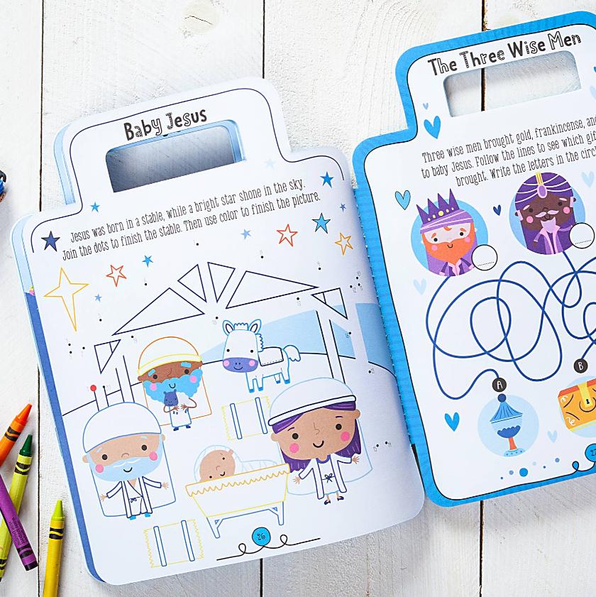 My Bible Backpack Activity Book (Age 4+, Gifts for Boys)