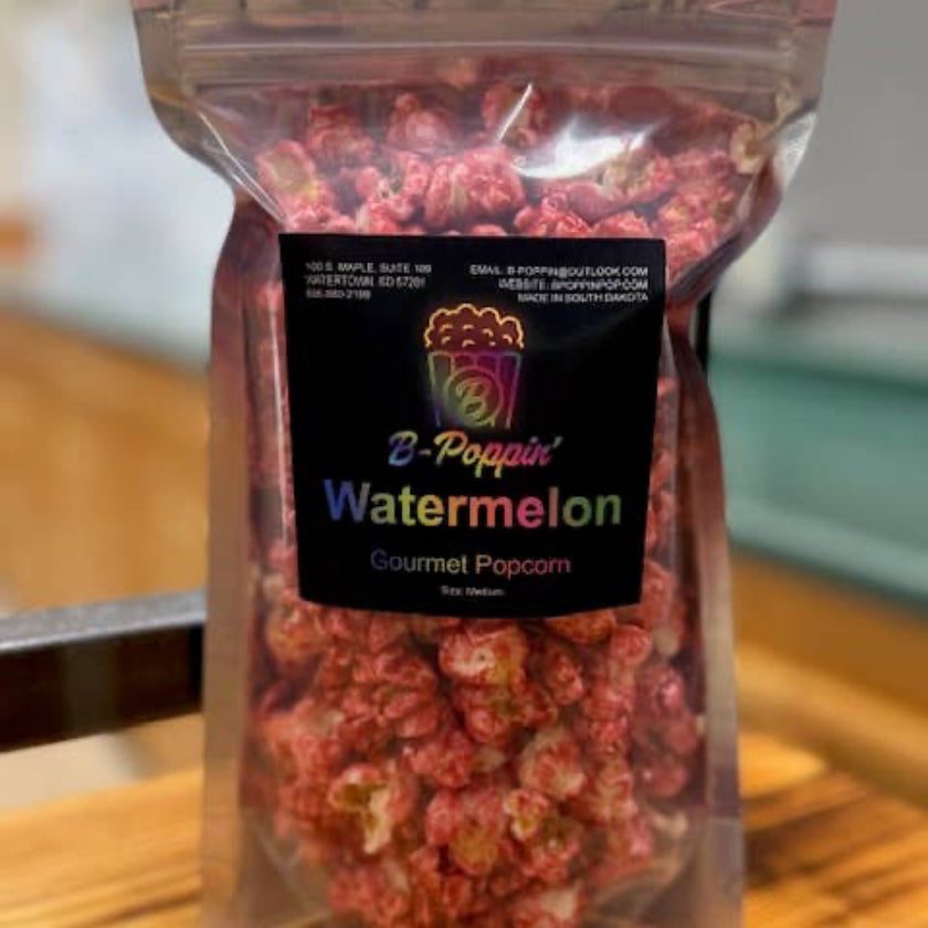 B-Poppin Popcorn - Watermelon