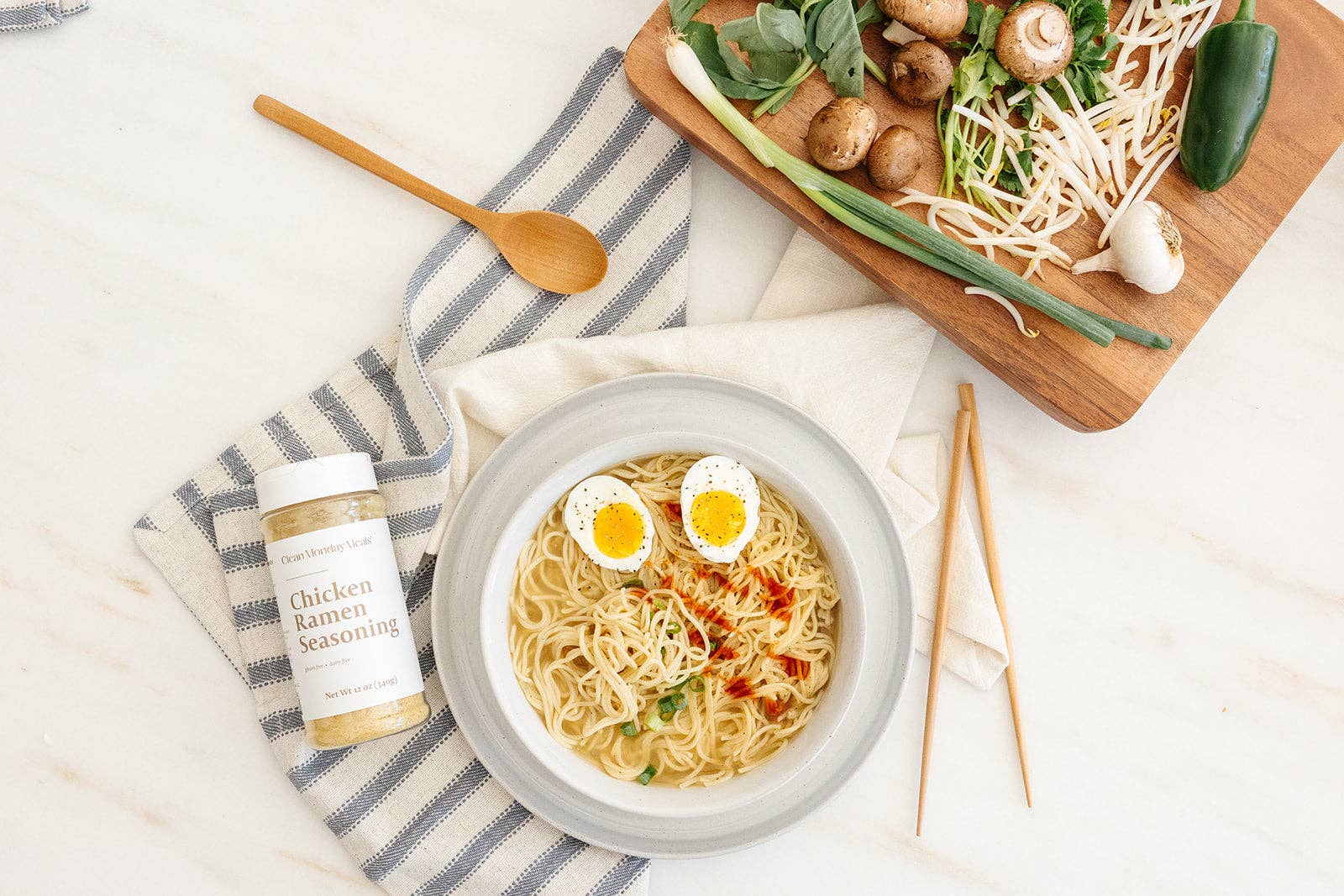 Clean Monday Meals - Chicken Ramen Seasoning Mix