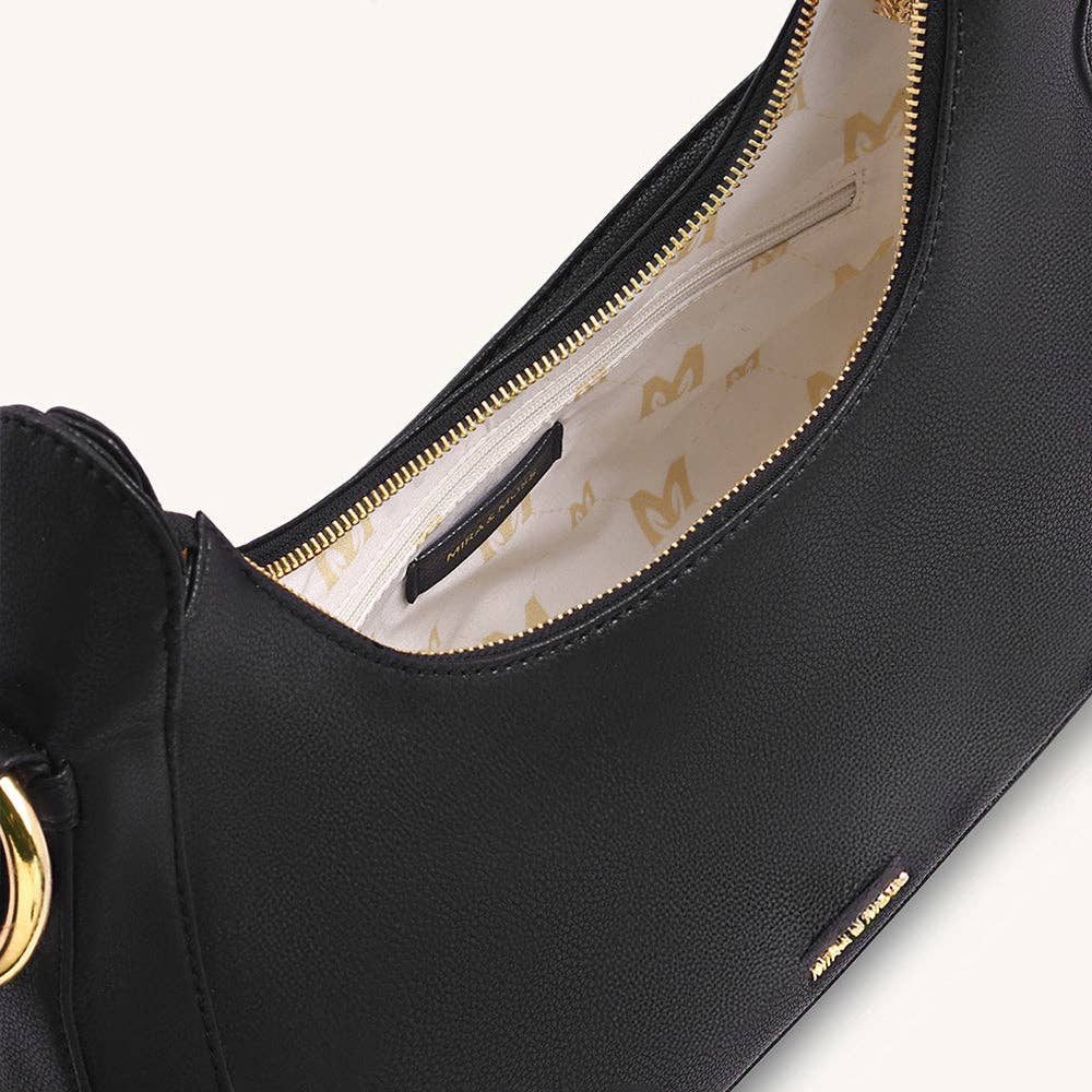 Myra Bag - Mira & Moss Ava Shoulder Bag - Black