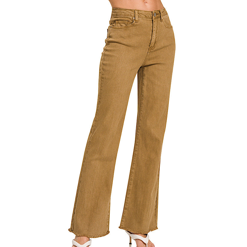 Deep Camel Acid  Wash Denim 31"