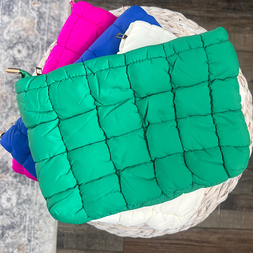 Mugsby - Quilted Puffer Makeup Bag Cosmetic Travel Pouch