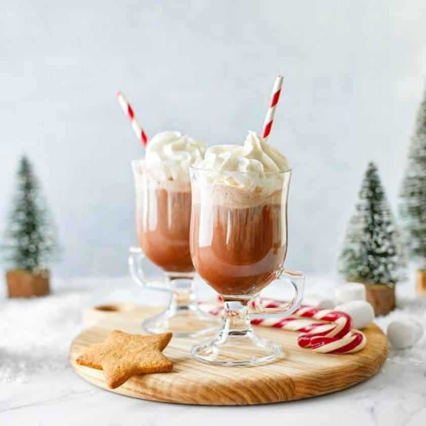 Mini Hot Chocolate Salted Caramel -  Snowglobe