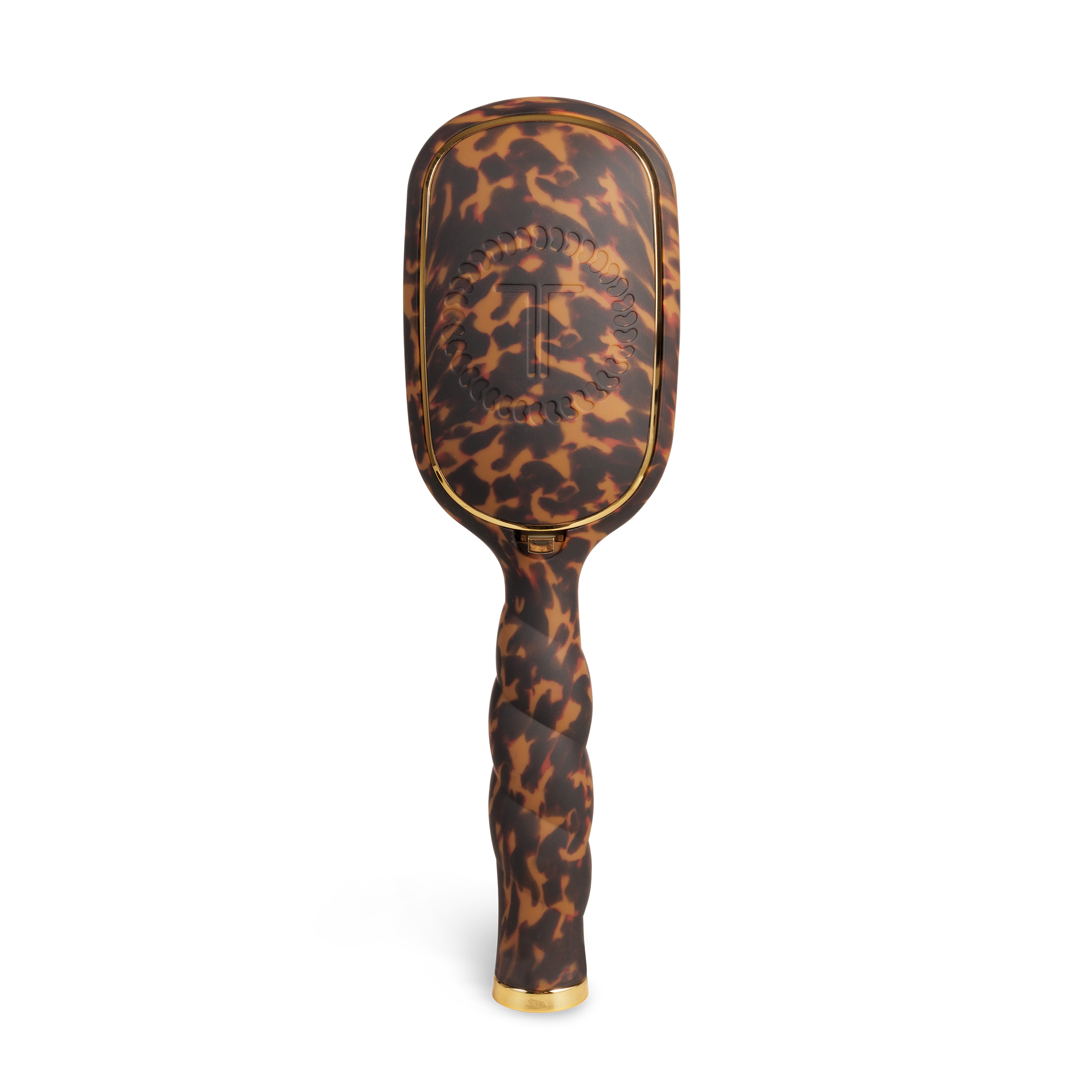 TELETIES - Detangler Hair Brush for Thick Hair - Tortoise