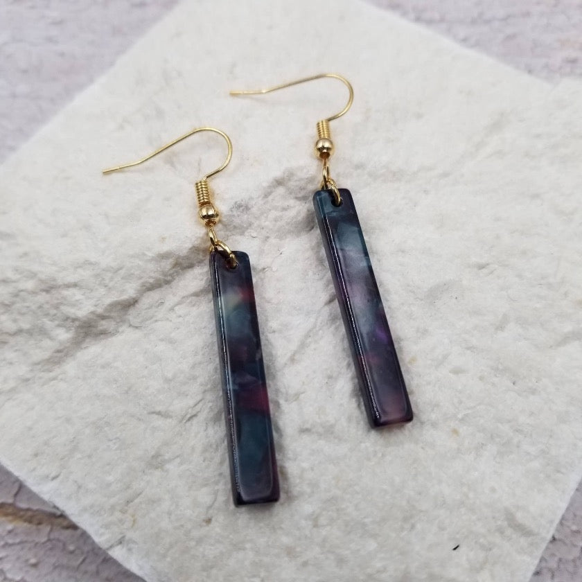 Sticks Resin Earrings