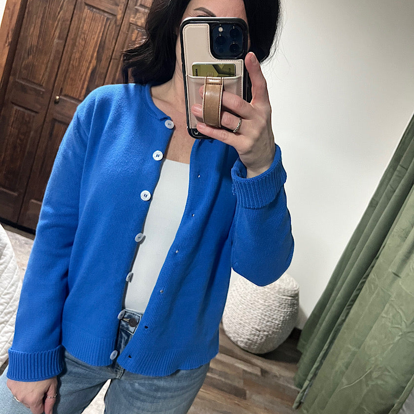 Royal Button Up Cardigan