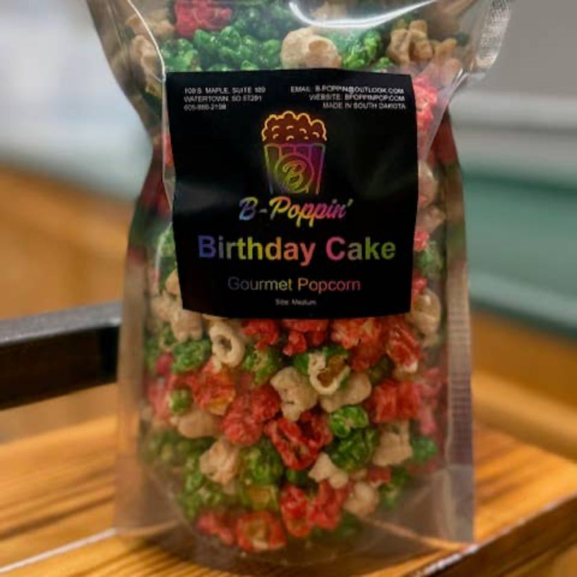 B-Poppin Popcorn - Birthday Cake