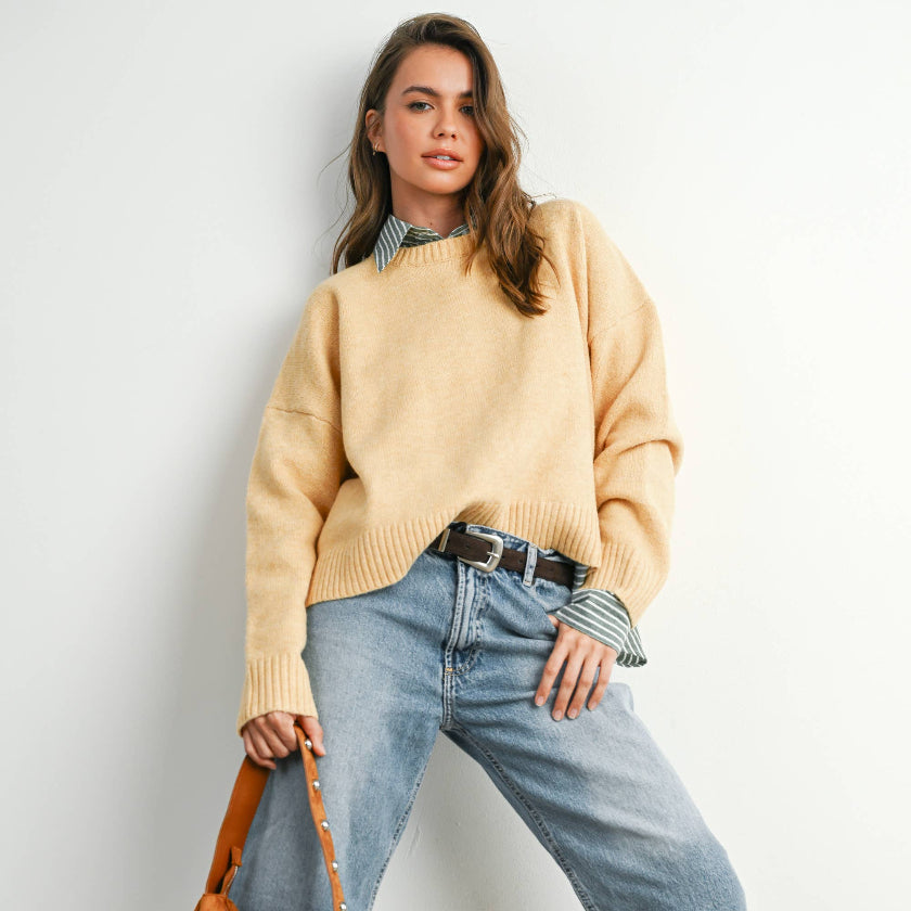 Marigold Tie-back Sweater
