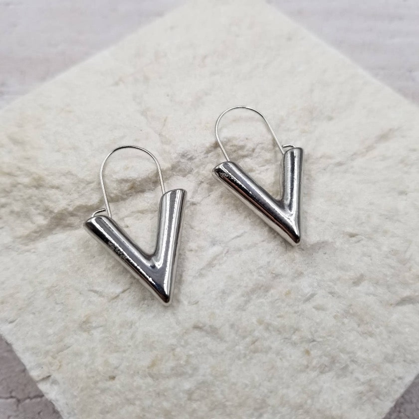 Inverted Triangular Earrings
