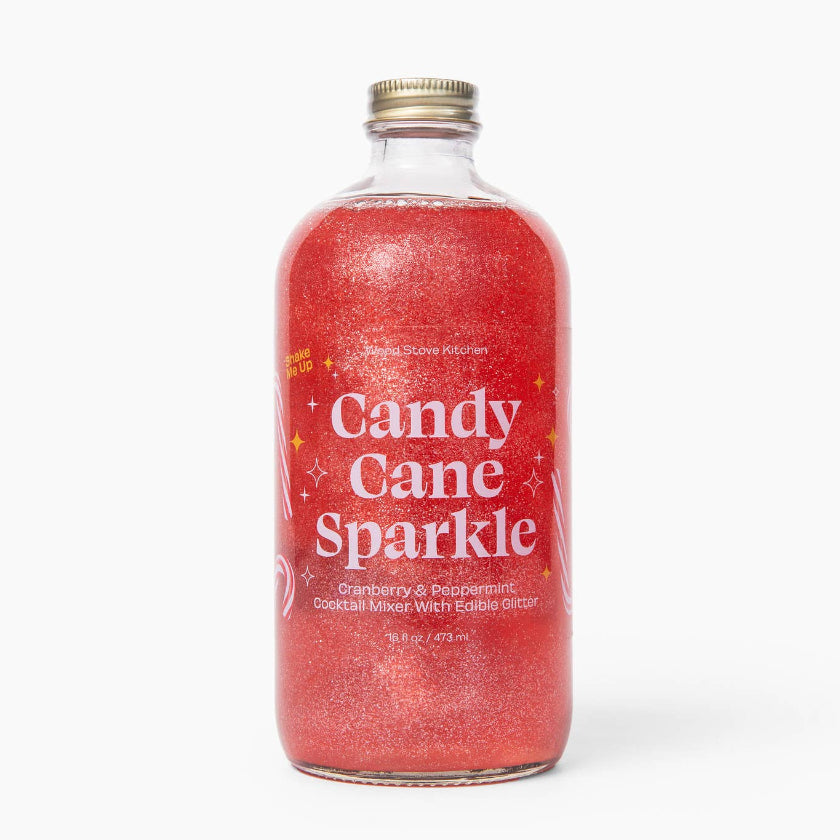 Bottle of Candy Cane Sparkle on a white background