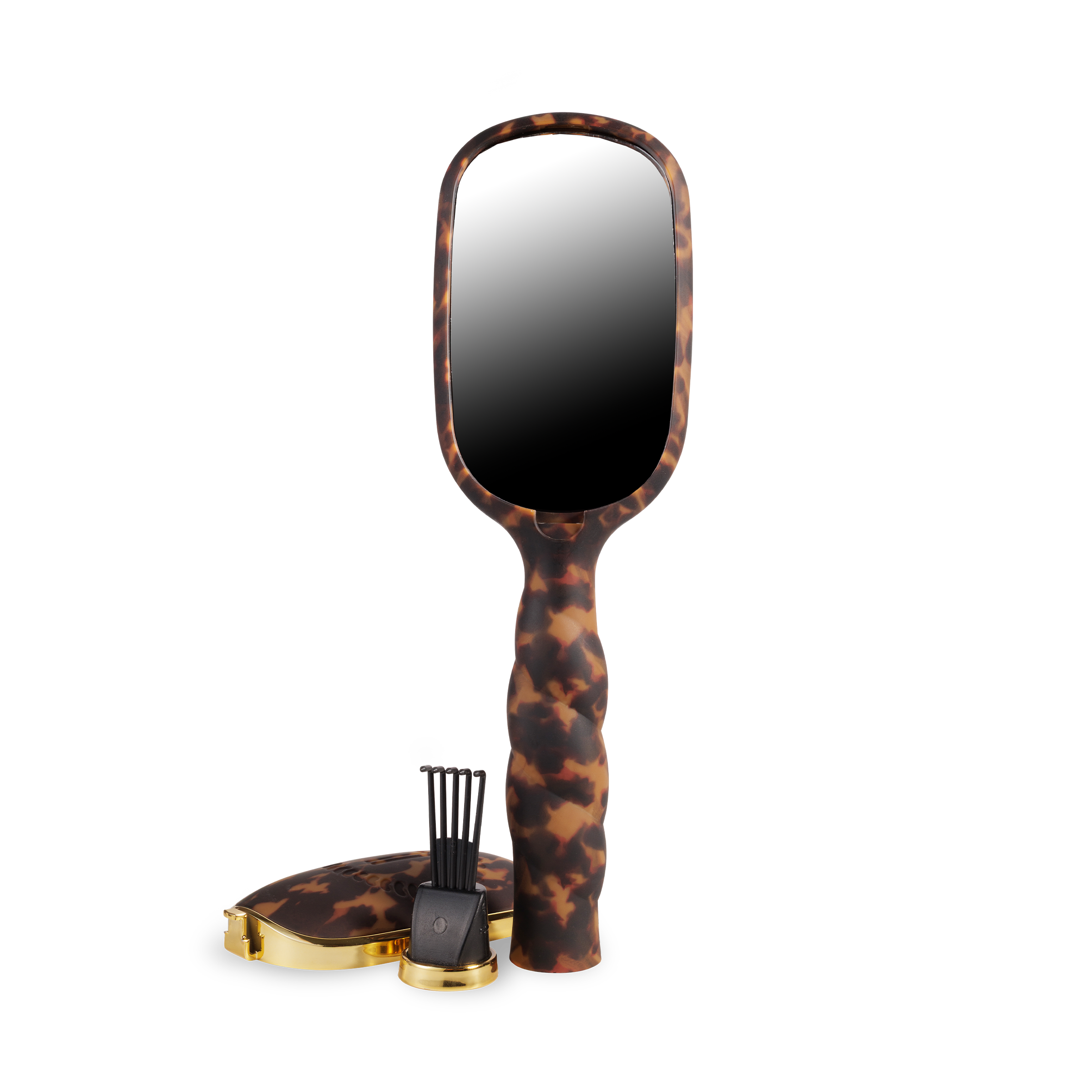 TELETIES - Detangler Hair Brush for Medium Hair - Tortoise