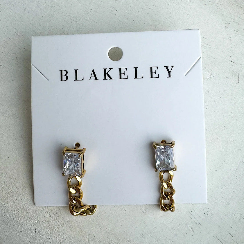 Luxe Link Diamond Earrings