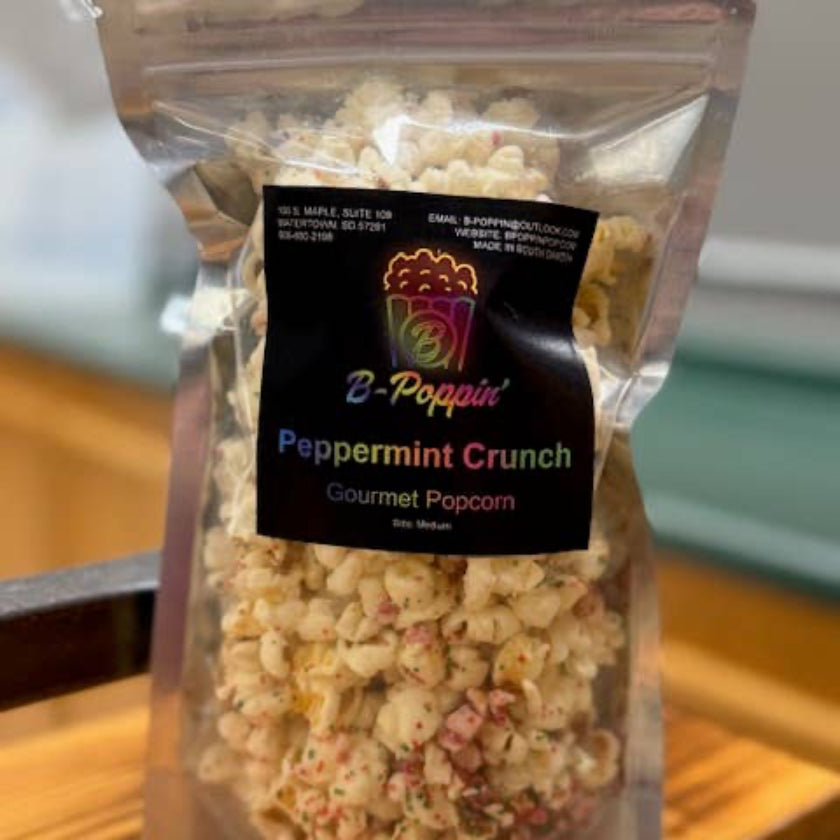 B-Poppin Popcorn - Peppermint Crunch