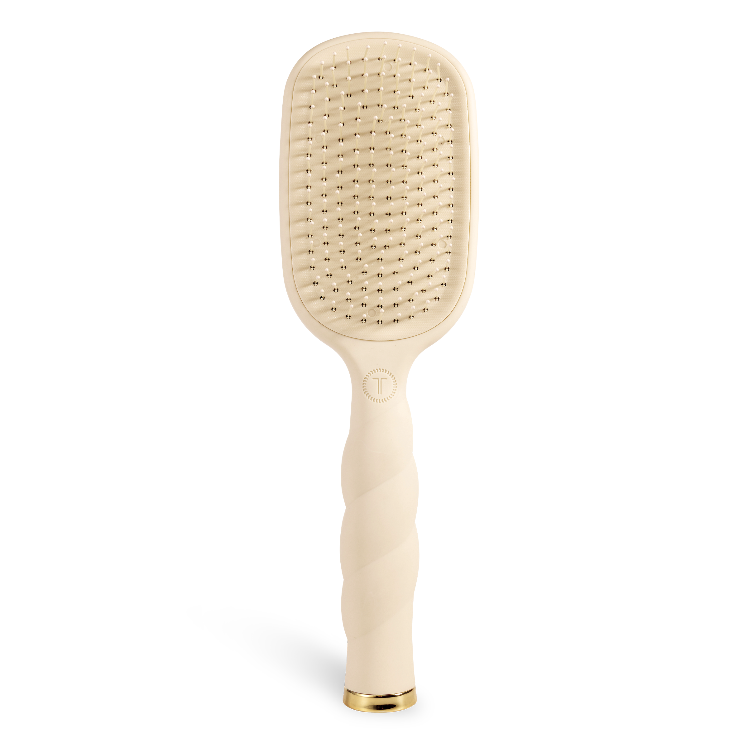 TELETIES - Detangler Hair Brush for Thick Hair - Tan