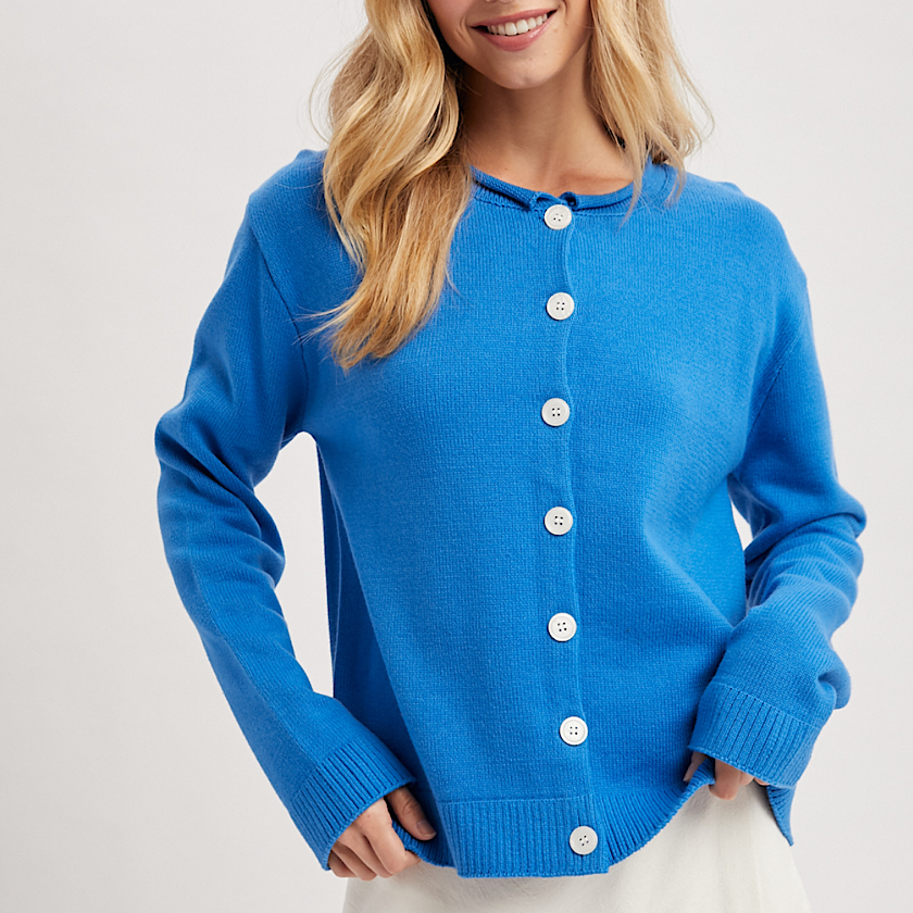 Royal Button Up Cardigan