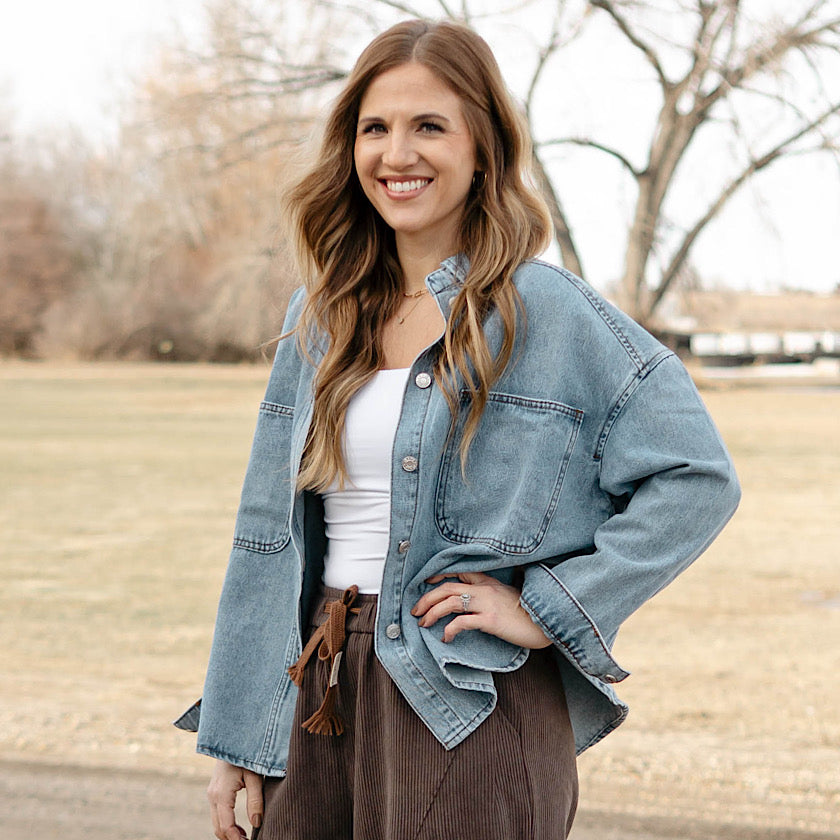 Jen's Washed Denim Shirt