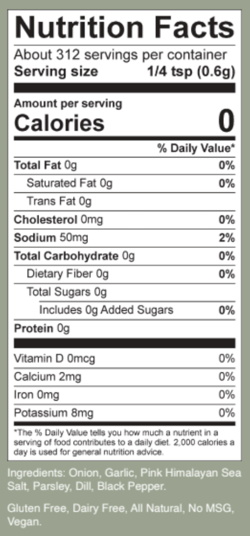 Clean Monday Meals - Ranch Seasoning Mix