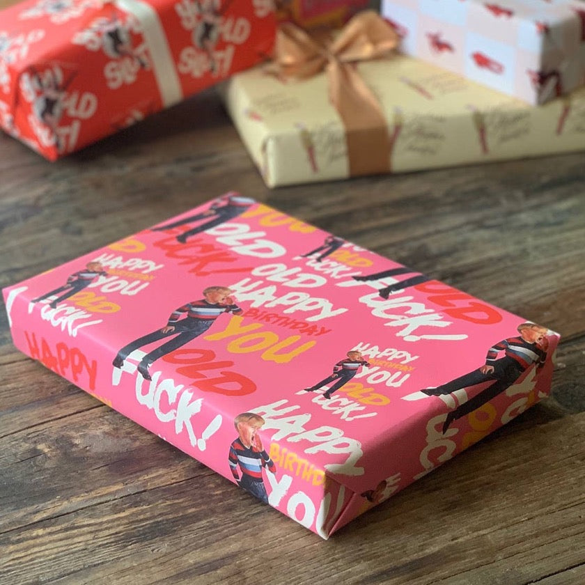 OLD F*CK! Gift Wrap