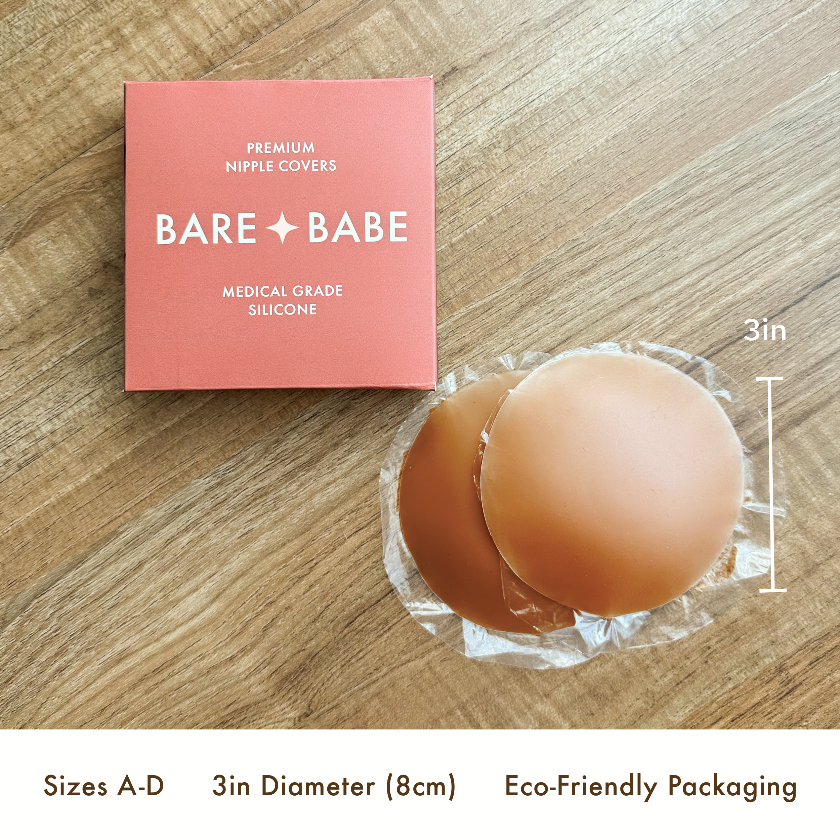 Bare Babe - Invisible Adhesive Nipple Covers