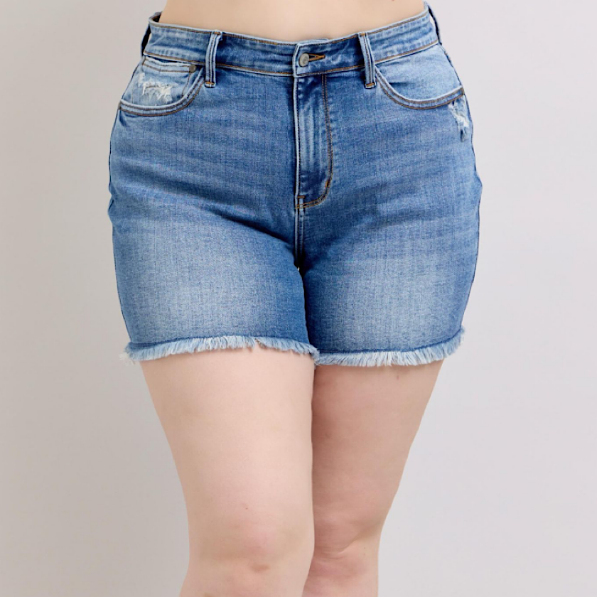 Judy Blue Vintage Wash Shorts 3.5"