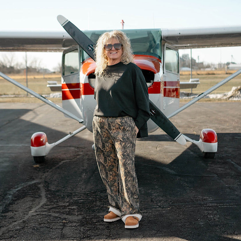 BAYOU Dark Woodland Camo Sweatpants