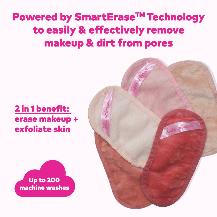The Original MakeUp Eraser - The Blush 5pc Gift Set | Mini PRO $50 Value Set