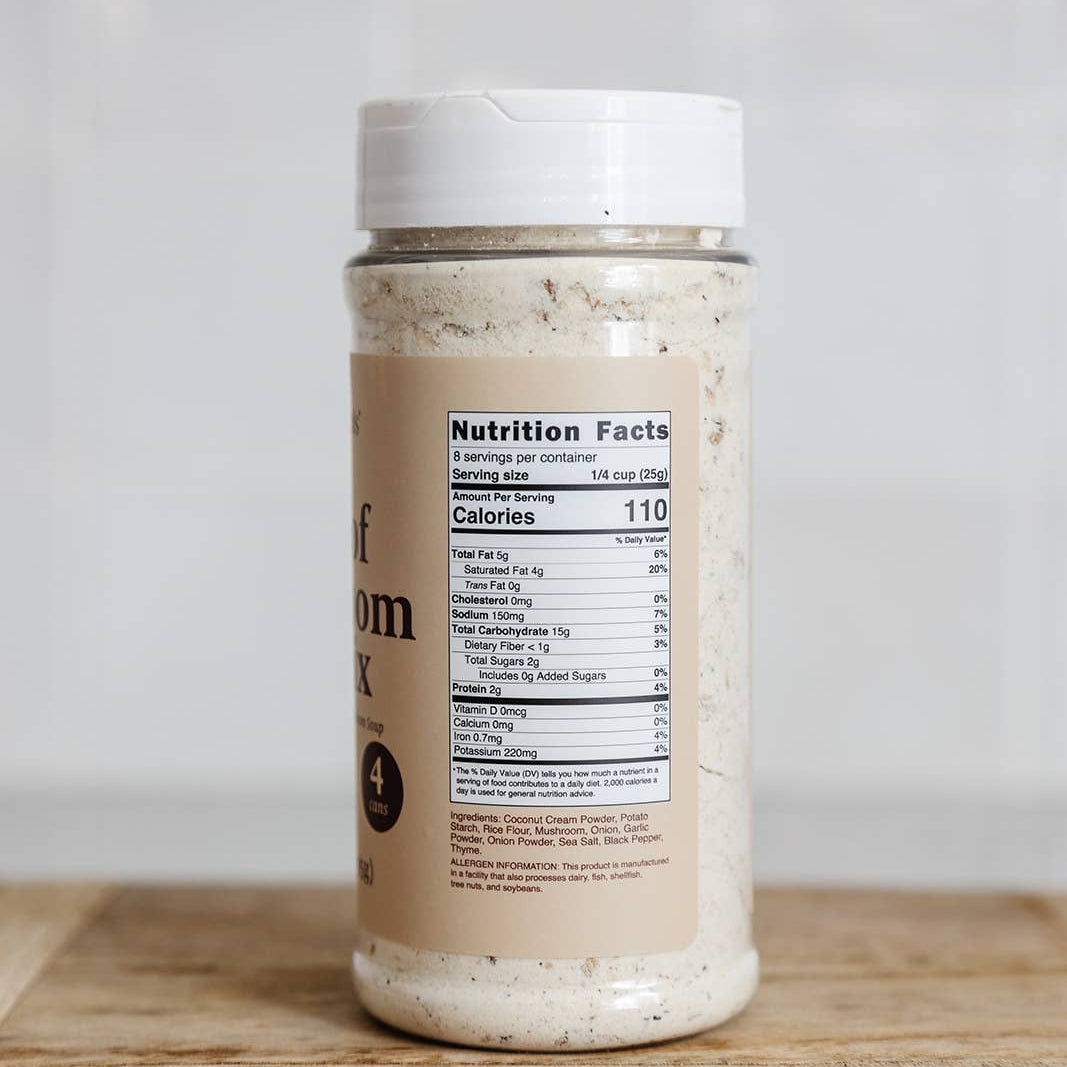 Clean Monday Meals - Cream of Mushroom Soup Mix