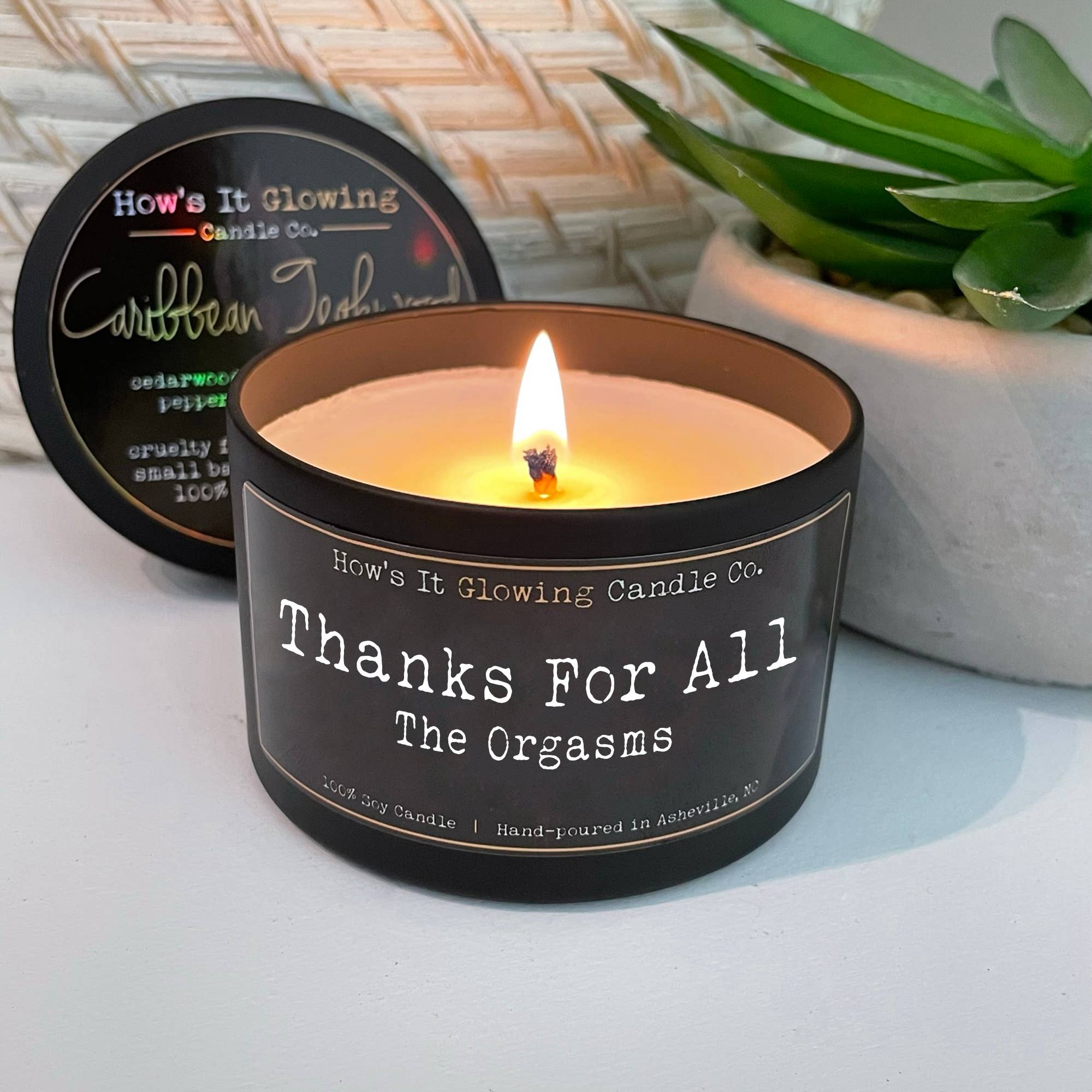 Thanks For All The Orgasms | 100% Natural Soy Candle