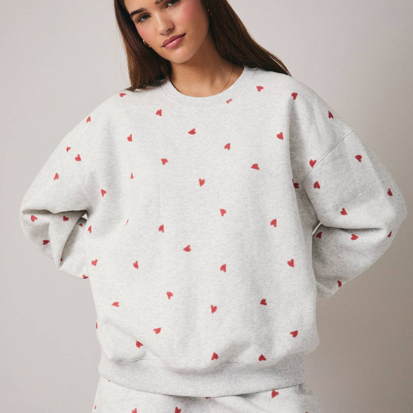 Heart Crew Neck