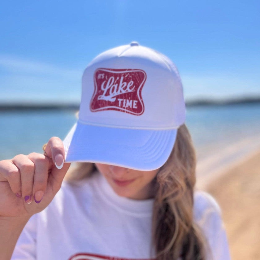 It's Lake Time Trucker Hat