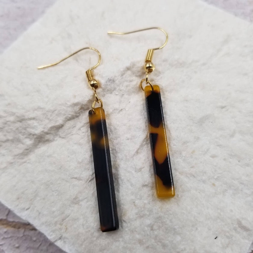 Sticks Resin Earrings