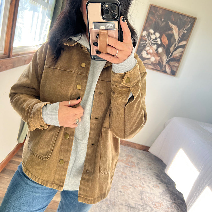 Washed Canvas Jacket