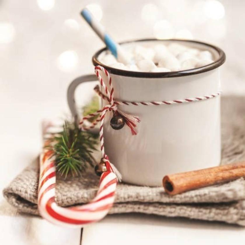 Mini Hot Chocolate -  Candy Cane
