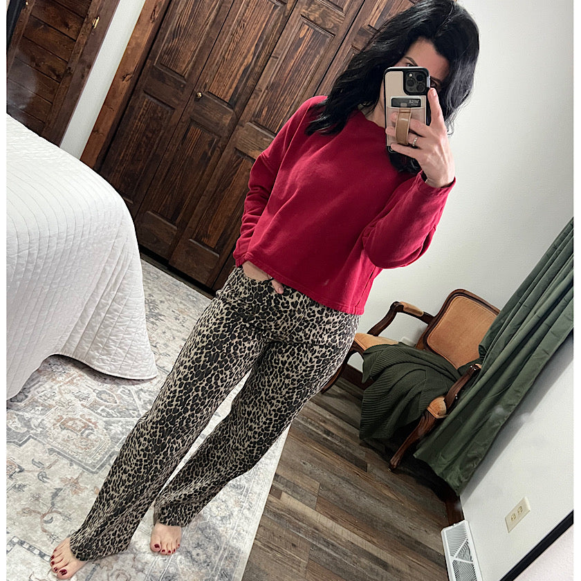 JBD Leopard HR Vintage Straight 29"