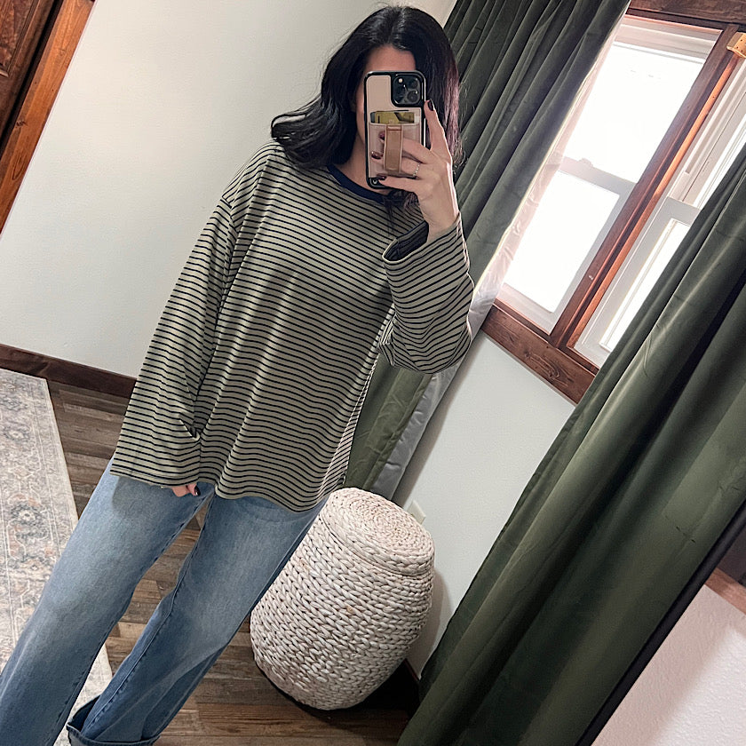 Cassandra Stripe Top