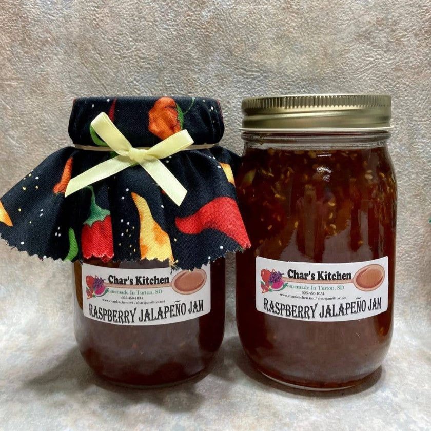 Char's Kitchen - Raspberry Jalapeno Jam 16oz
