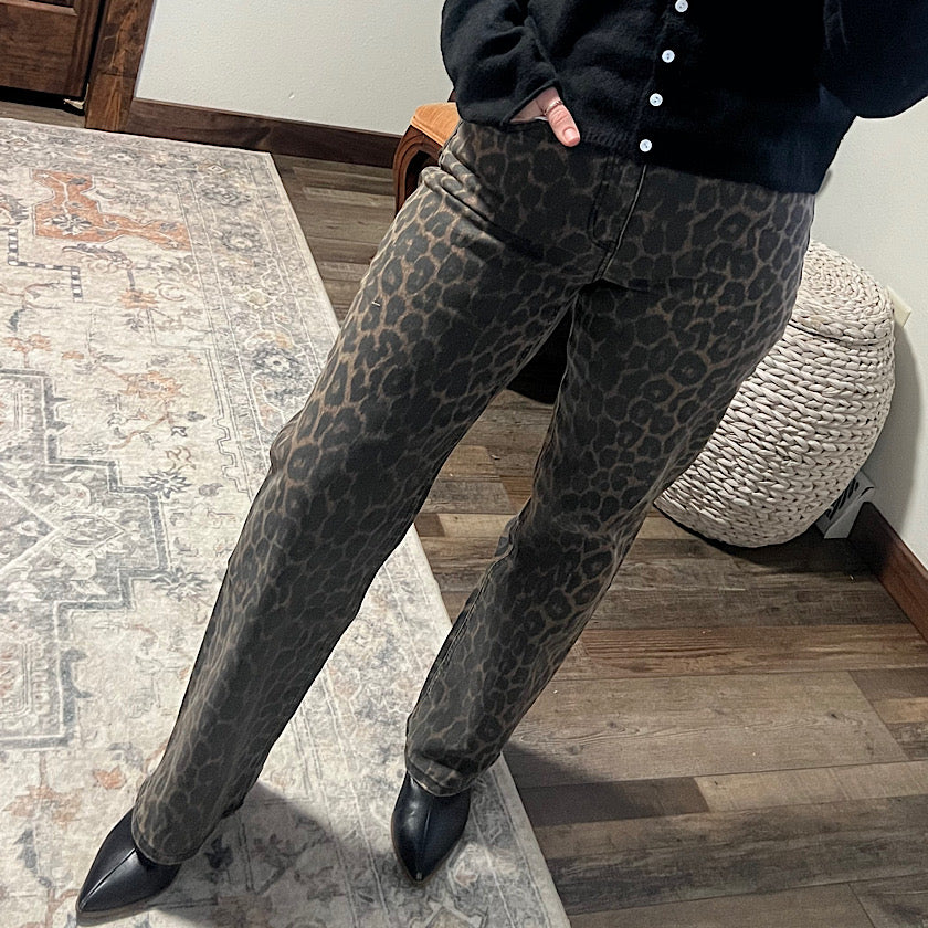 Flying Monkey Leopard Denim 31"