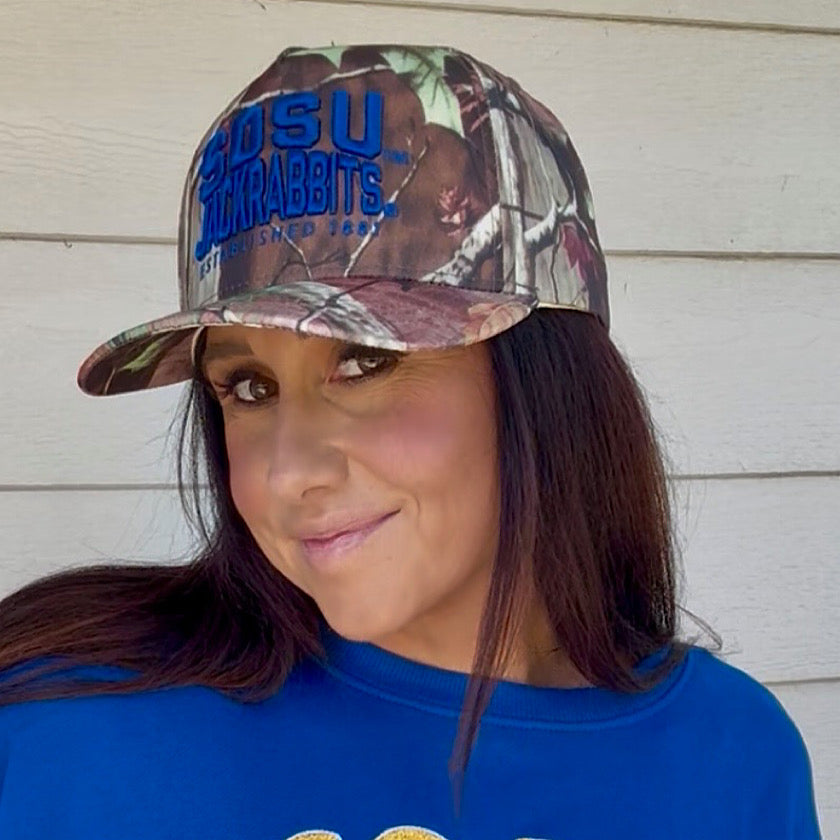 South Dakota State Brando Camo Canvas Trucker Hat