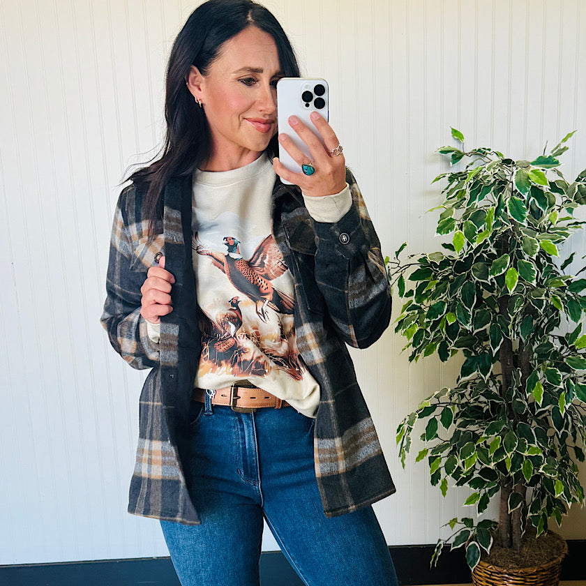 Retro Pheasant Sweatshirt