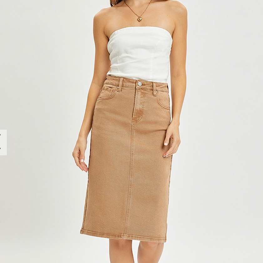 Risen Cocoa HR Midi Skirt