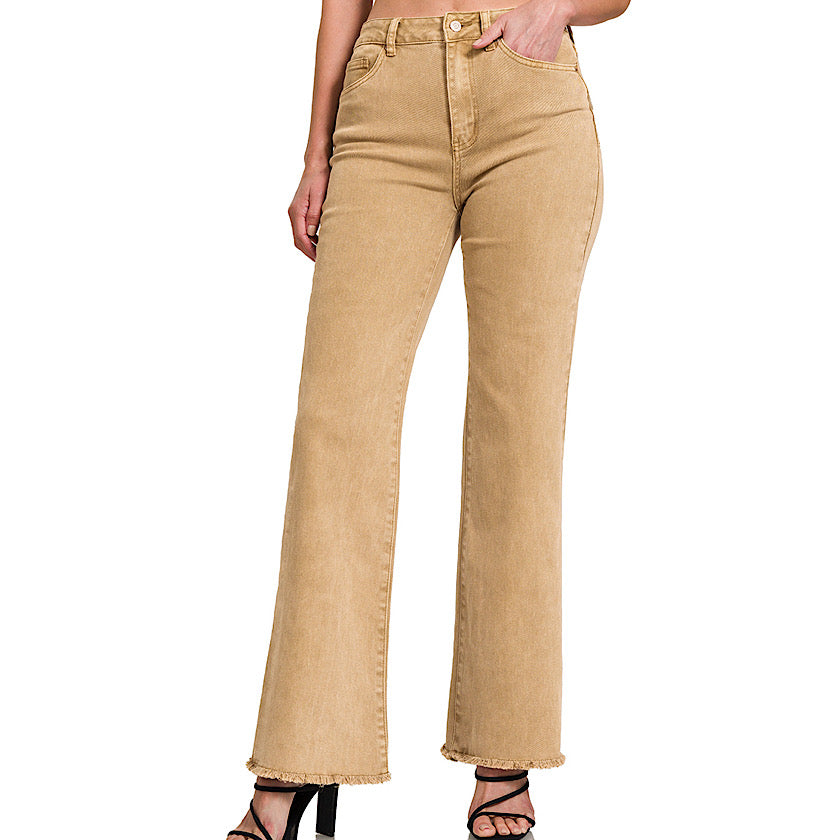 Lt Camel Acid  Wash Denim 31"