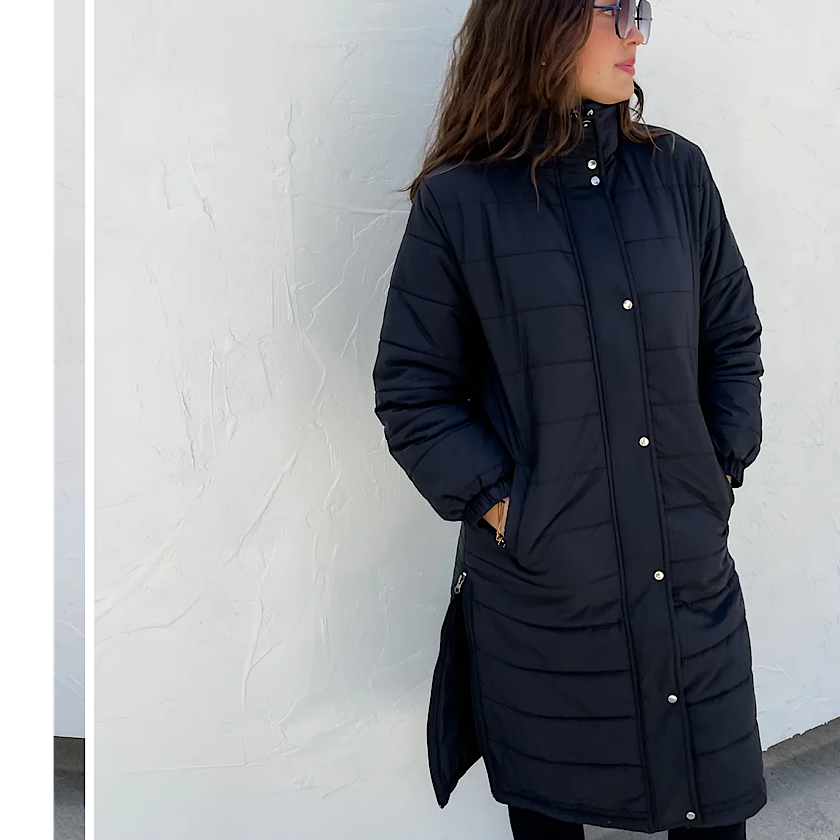 Lennon Long Puffer Coat by Blakeley