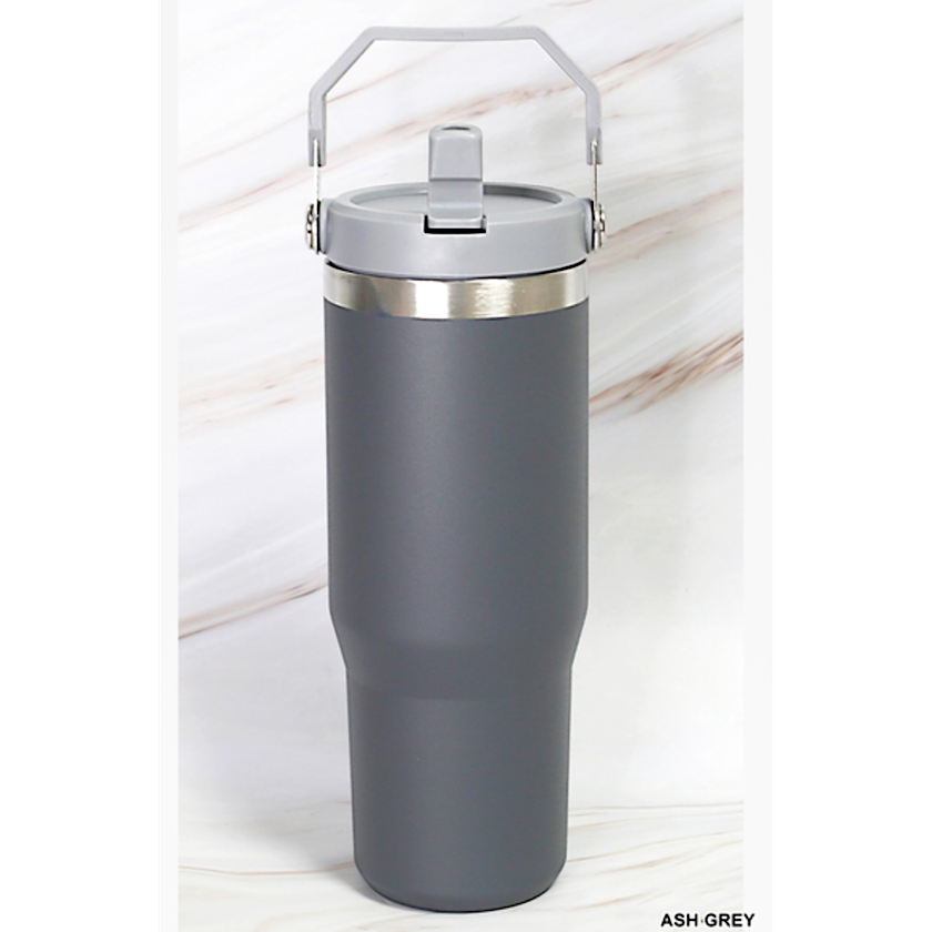 30oz Flip Straw Tumbler