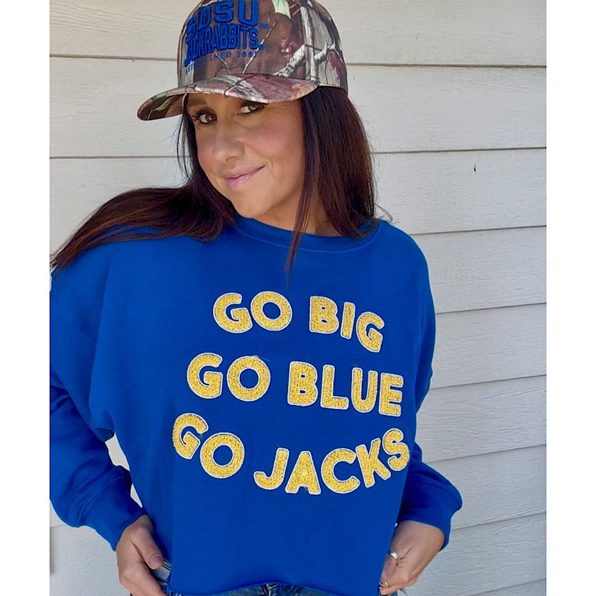 South Dakota State Perkins Chenille Cropped Longsleeve