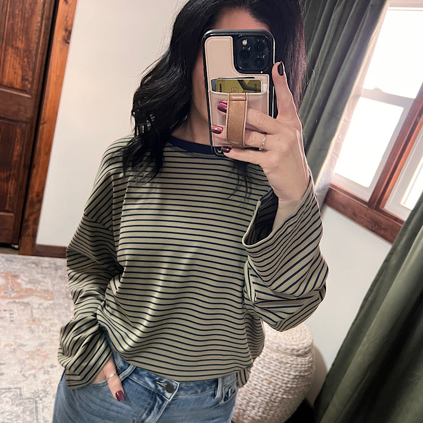 Cassandra Stripe Top