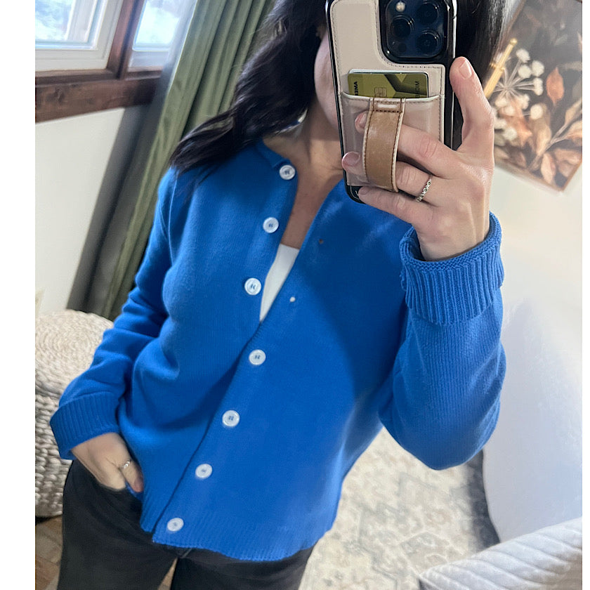 Royal Button Up Cardigan