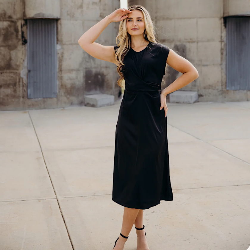 The Royce Dress in Black